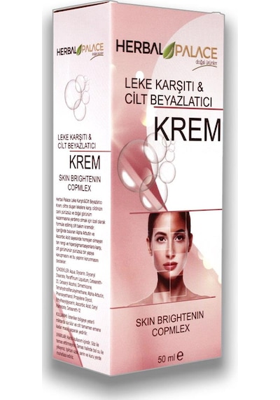 Herbal Palace Leke Karşıtı & Cilt Beyazlatıcı Krem 50 ML