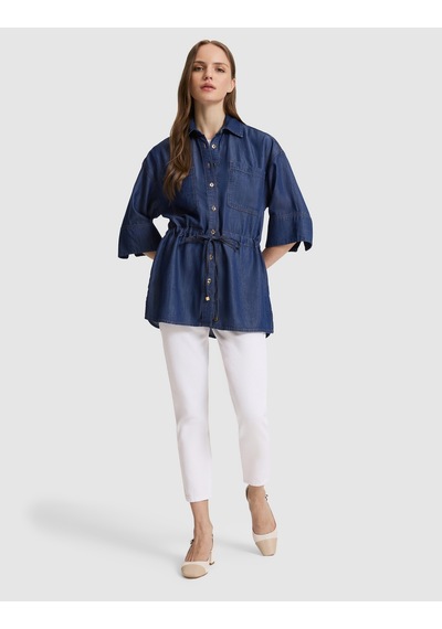 Pierre Cardin Kadın Koyu Mavi Gömlek Jean 50324929-vr032
