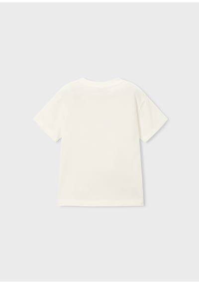 Mayoral Erkek Çocuk T-shirt 3077 Krem