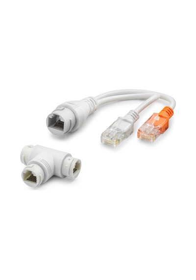 Poe Splitter T Tipi Su Geçirmez Rj45 Veri + Güç Ayirici