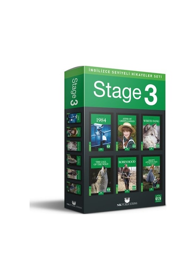 İngilizce Seviyeli Hikayeler Seti - Stage-3 - Yqbx-636357