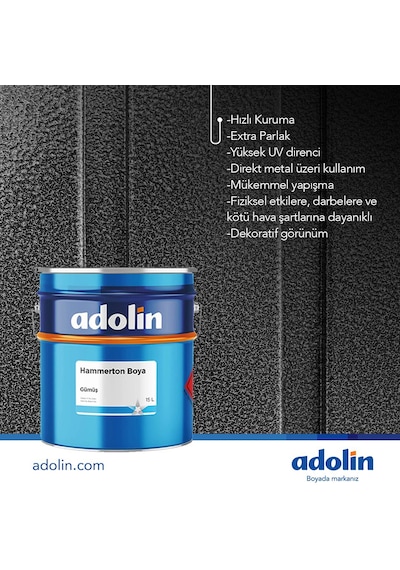 Adolin Hammerton Gümüş Boya 2.5 Lt