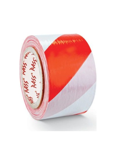 Pass Emniyet Uyarı Ikaz Şerit Bandı Büyük Boy 6 CM x 360 Metre