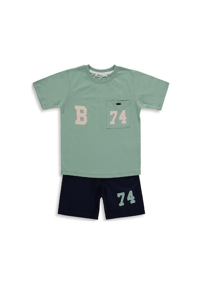 Civil Boys Erkek Çocuk B 74 Baskılı 2 -5 Yaş Takım  - Yeşil 17M16263426S1