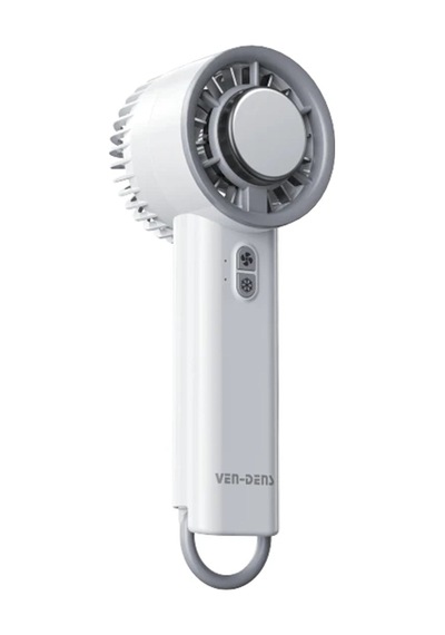 Ven-dens Vd-fan001 Usb Şarjlı Taşınabilir Mini Vantilatör, 3 Kademeli Hız, Kablosuz Kullanım, Mavi