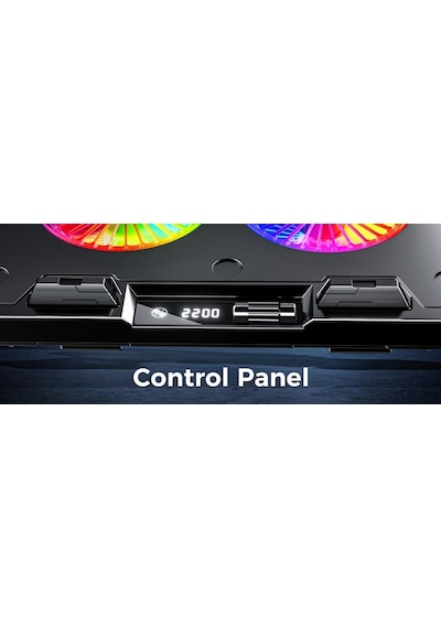 Classone Gt102 Gaming Laptop Soğutucu, 2200rpm , Rgb Işıklı , Led Display , Notebook Soğutucu Stand