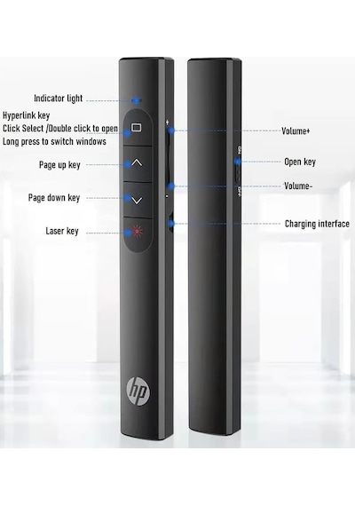 Hp Ss10 Wireless Presentation Flip Pen Pilli Kablosuz Sunum Kuman