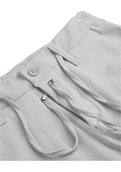 Deepsea Erkek Gri Likralı Gofre Kumaş Beli Lastikli İpli Slim Fit Günlük Pantolon 2600650 Gri Deepsea Erkek Gri Likralı Gofre Kumaş Beli Lastikli İpli Slim Fit Günlük Pantolon 2600650 Gri