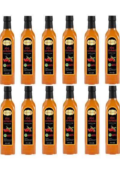 Hanzade Bitkisel Alıç Sirkesi 12 x 500 ML