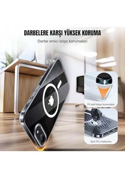 Şeffaf Sert Kristal Mika Sararmaz Kılıf 16 Diğer