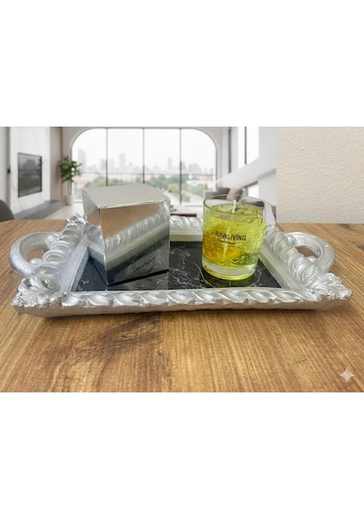 Limon Kokulu Dekoratif Mum Açık Sarı