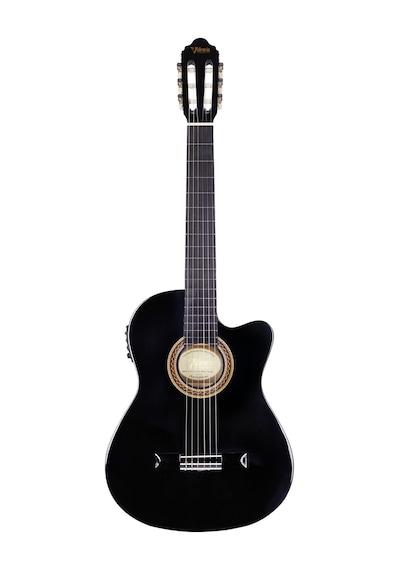 Valencıa Vc104thncebk Elektro Klasik Gitar Sap Çelikli 4/4 Siyah