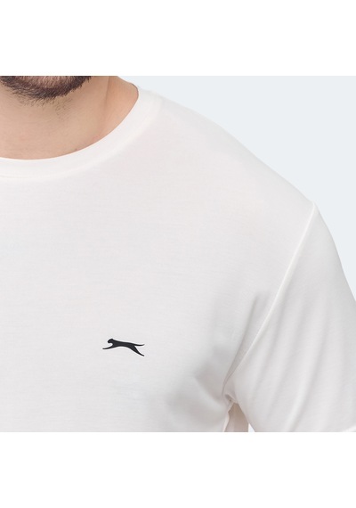 Slazenger KRATER Erkek  Ekru Tişört
