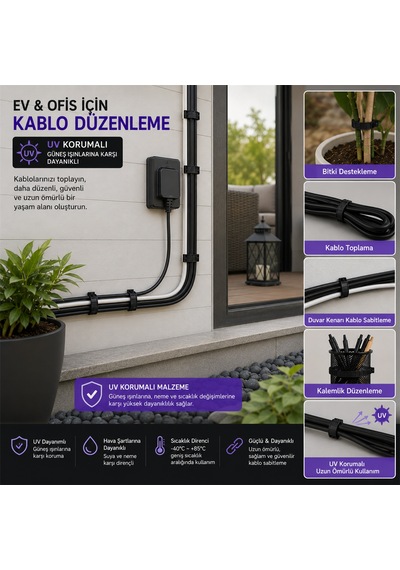 Alegron Uv Plastik Kelepçe 3,6 X 250 Mm 100 Adet