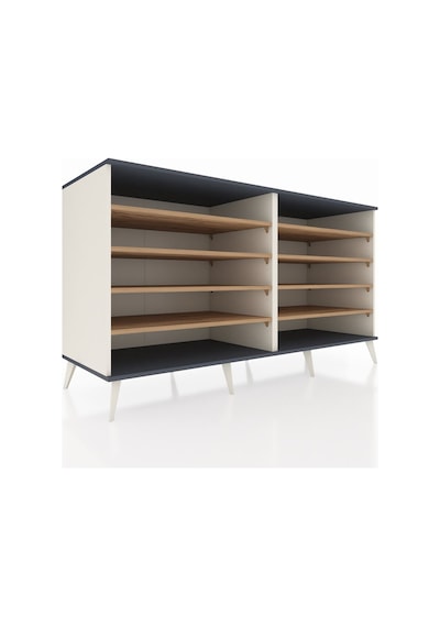 Kronos Konsol 8 Raflı 176x59x99 Aytaşı-antrasit/çam Aytaşı-antrasit/çam