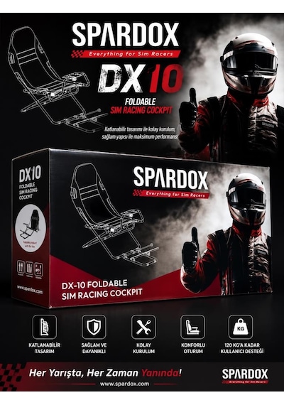 Thrustmaster T300 Rs Direksiyon Seti Spardox Dx10 Yarış Simulatörü