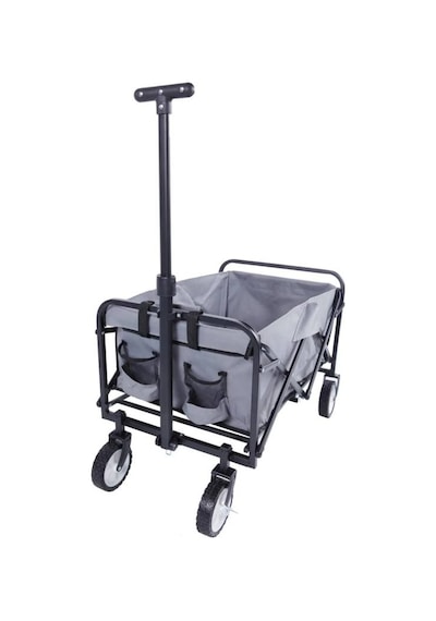 Lex Yw54259 Katlanabilir Tekerlekli Kamp Plaj Taşıma Arabası Gri 75x46x88cm