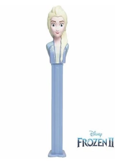 Pez Dispenser Frozen Elsa Meyve Aromalı Şekerleme Makinesi Ve Şekerleme Yedekleri