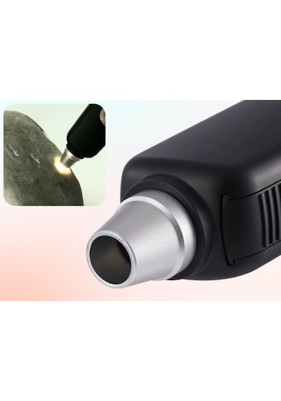 Th-8019 30x Ayarlanabilir Çoklu Işıklı Usb Şarjlı El Büyüteci