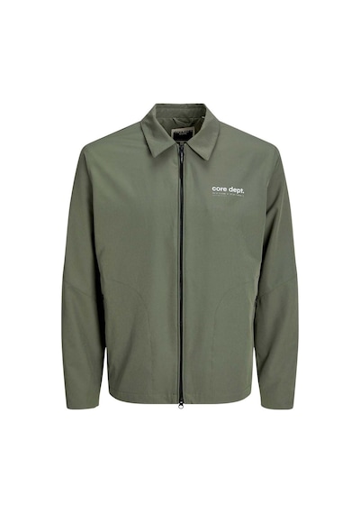 Jack & Jones Erkek Jcotrack Fermuarlı Rüzgar Geçirmez Ceket 12252916 Yeşil Yeşil