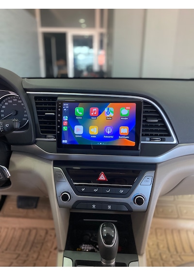Hyundaı Elantra 2016-18 9" Uyumlu Androıd Multimedya Gerçek 2/32 Kablosuz Carplay Geri Görüş Kameralı 9"