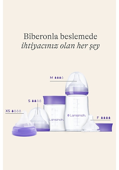 Lansinoh® NaturalWave® 2'li Biberon Emziği Hızlı Akışlı (6 Ay+)