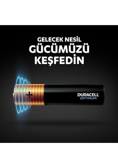 Duracell Optimum LR6/MN1500 1.5 V AA Alkalin Kalem Piller 8'li