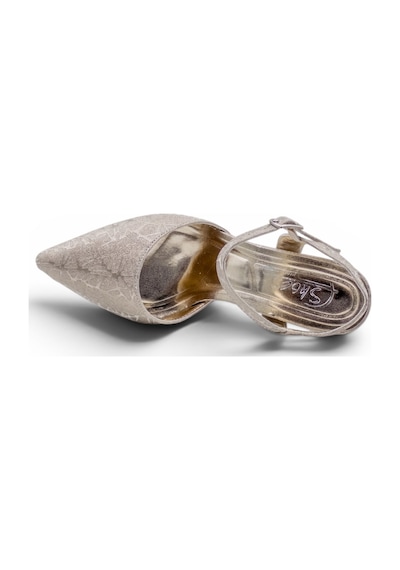 Hbz 0615 Simli Kadın Stiletto Gold