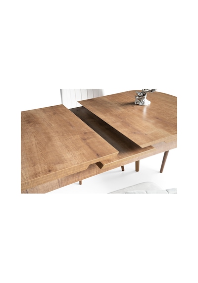 Venüs Açılır Mdf Oval Mutfak Masası 80x130 001