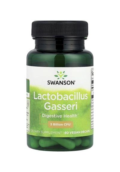 Swanson Vitamins, Lactobacillus Gasseri, 3 Billion Cfu, 60 Vegan Drcaps