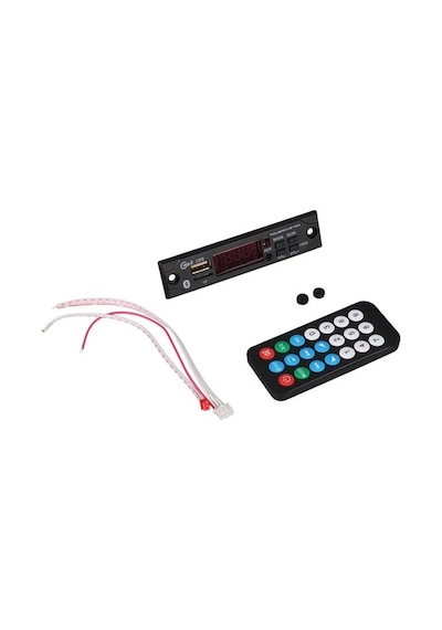 Powermaster M517 Oto Teyp Dijital Player Board Usb/aux/sd/fm/bluetooth Kumandalı Mikrofonsuz Çevirici 12v-500ma