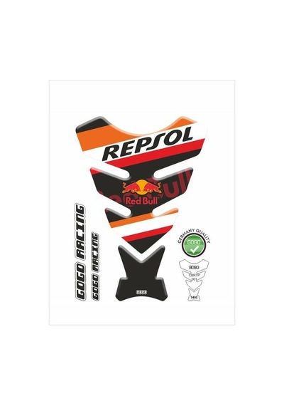 Honda Cbr 125cc-250cc 2005 - 2018 Uyumlu Tank Pad 001 Çok Renkli