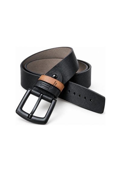 Ertaş Trend Store Erkek Siyah 4 Cm Çift Biritli Metal Tokalı Kot Ve Kumaş Pantolon Kemeri Çok Renkli