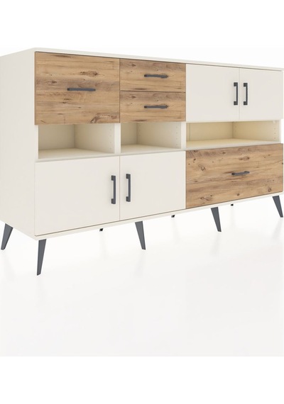 Hyperion Konsol 5 Raflı 4 Çekmeceli 4 Kapaklı 176x44x99 Aytaşı-ay Aytaşı-aytaşı/çam Hyperion Konsol 5 Raflı 4 Çekmeceli 4 Kapaklı 176x44x99 Aytaşı-ay Aytaşı-aytaşı/çam