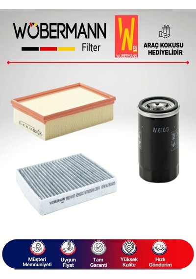 Wöbermann Mitsubishi ASX 1.6 Filtre Bakım Seti 2010-2015 3K