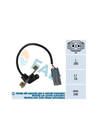Fae 79022 Krank Mıl Sensörü Megane R19 Clıo Laguna Espace 7700747549 -