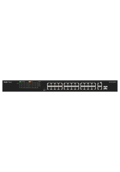 Reyee Rg-es126fgs-lp 24 Port 10/100 24 Port Poe 2 Port Uplınk + 1 Sfp 180 Watt Yonetılemez Ra