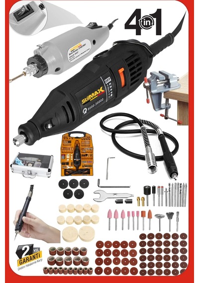Stilmax Super362 500w Devir Ayarlı Çift Adet Gravür Oyma Makinesi