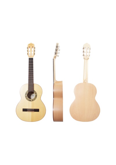 Rodriguez Rc512mn Klasik Gitar - 1/2 Çocuk - Gül Seri Gül Ağacı Rosewood Klavye Ve Köprü, Ladin Kapak, Küçük Eller İçin Ergonomik Sap Yapısı Uyum: 1/2 Boy 7-9 Yaş