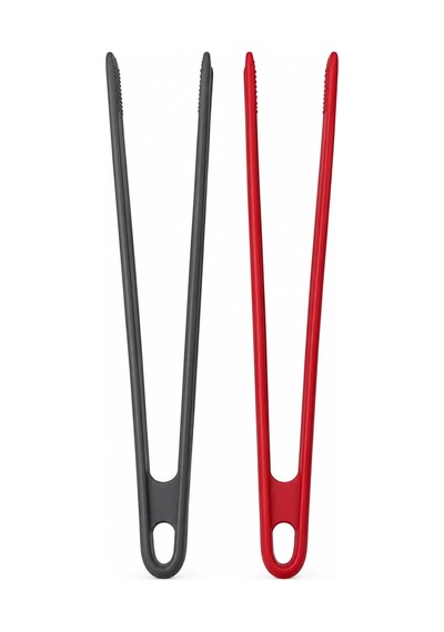 Silikon Mutfak Servis Ve Kızartma Maşası - 29 Cm Büyük Boy 2-adet