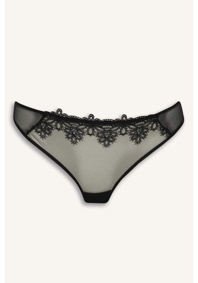Defacto Dantel Detaylı Tül Brief Külot-fall İn Love F7961ax25wnbk81 Siyah