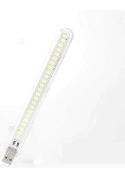 Taşınabilir Mini USB 24 LED Beyaz Lamba 5730 SMD Kamp Stick Led