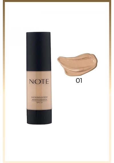 Spf 15 Mat Kapatıcı Fondöten - 01 Beige Diğer