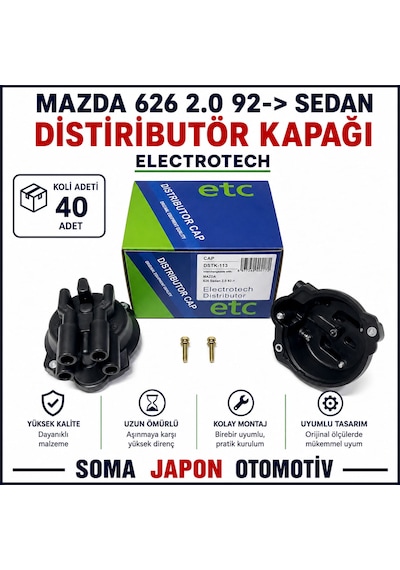 Mazda 626-1992 Sonrası 2.0 Sedan Distiribütör Kapağı Dstk-113