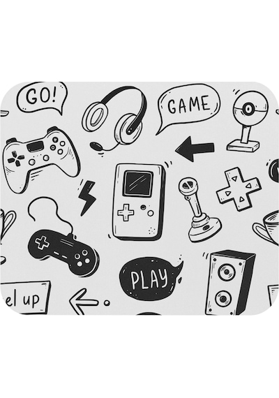 Oyuncu Mouse Pad Gamer, 23x19 Cm, Kaymaz Taban, Ev, Ofis Ve Oyun İçin Rahat Ve Yumuşak Mousepad