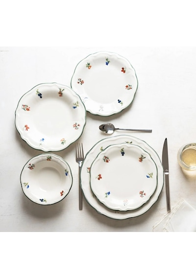 Porser Vintage Rose Fulya 24 Parça Yemek Takımı