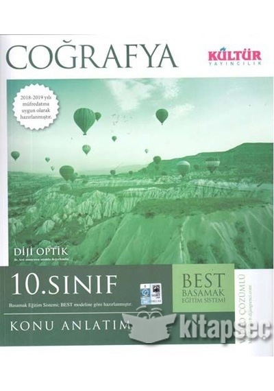 10. Sınıf Coğrafya Best Konu Anlatımı Kültür Yayıncılık