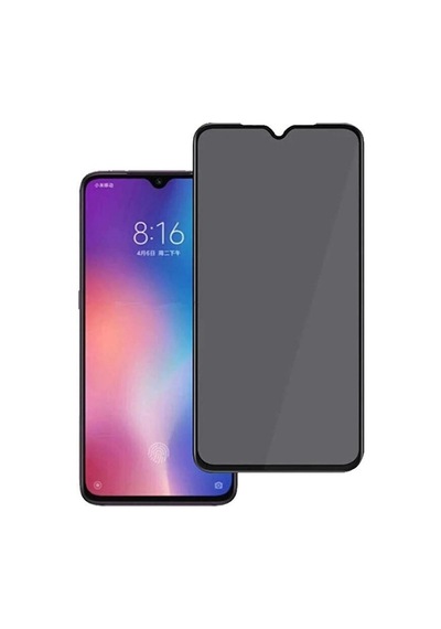 Hubrendy Tedarik Samsung A12 Uyumlu Hayalet Ekran Gizli Tam Kaplayan Kırılmaz Cam Seramik Ekran Koru