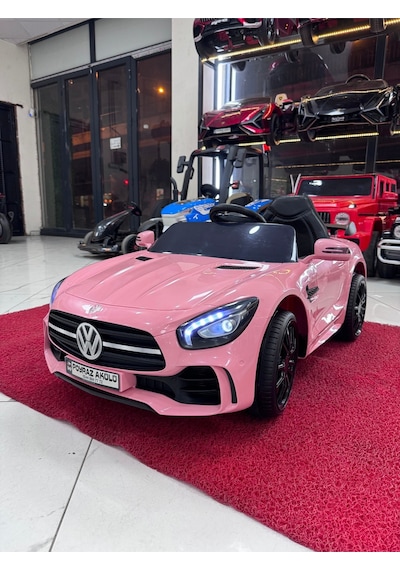 Poyraz Akülü Aşiret Paket Akülü Araba Özel Plaka 12v Pembe