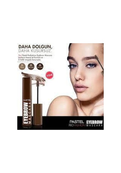 Pastel Eyebrow Maskara Rimel Dark Brown Koyu Kahve 23 Numara